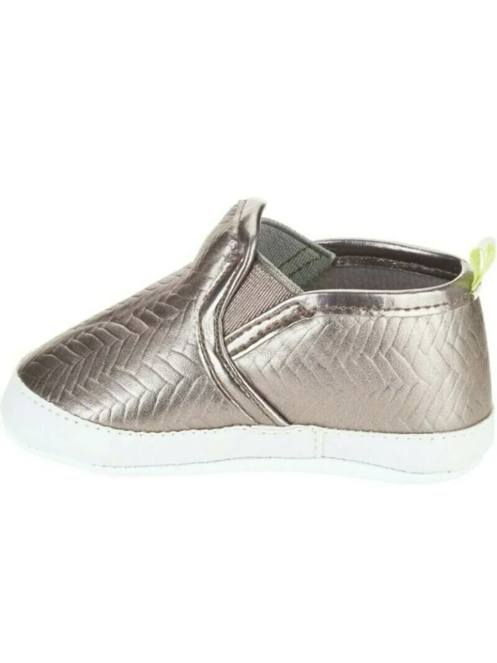 Stepping Stones by First Steps Baby Girl Metallic Slip-On Soft Sole Shoes 9-12M